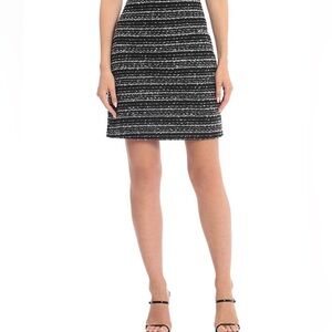 Sale 2 for $10 Bagatelle Collection Black And White Tweed Skirt